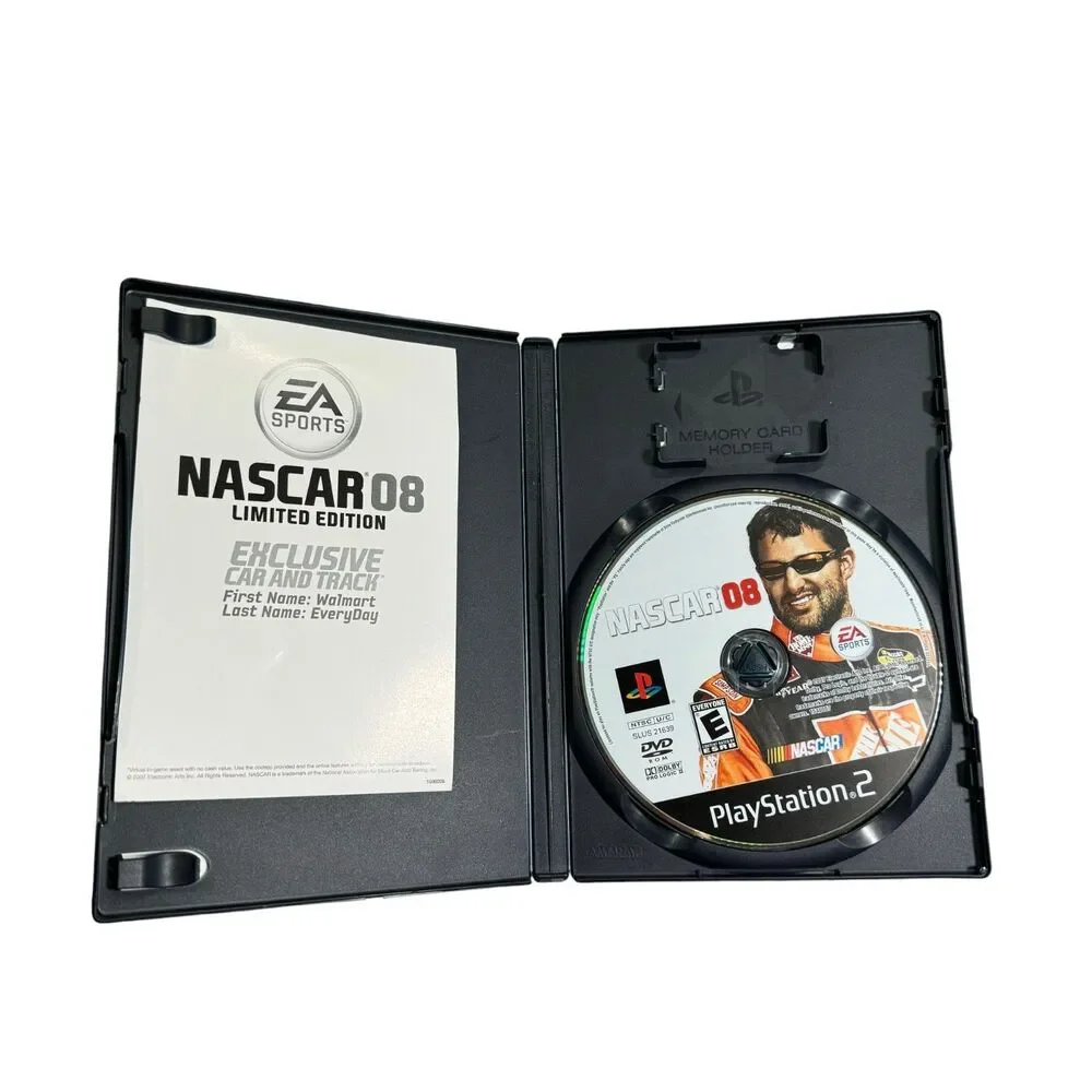 NASCAR 08 (Sony PlayStation 2, 2007) TESTED WORKING Racing Video Game